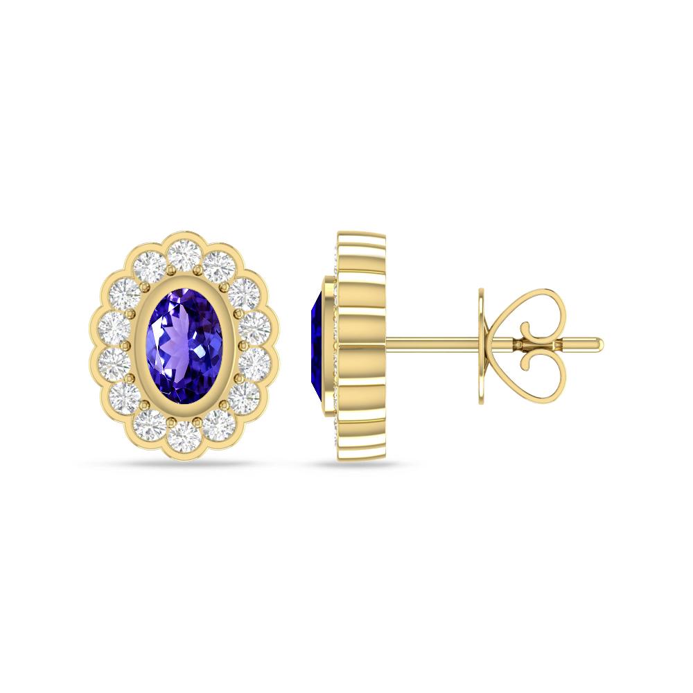 Yellow Gold - Tanzanite